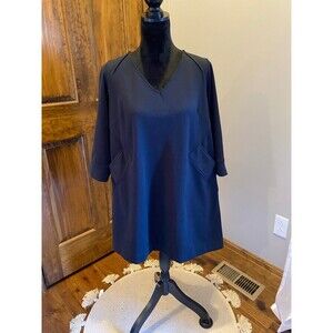 Roaman’s Short Black Dress w/ Slash Pockets Plus Size 18 20